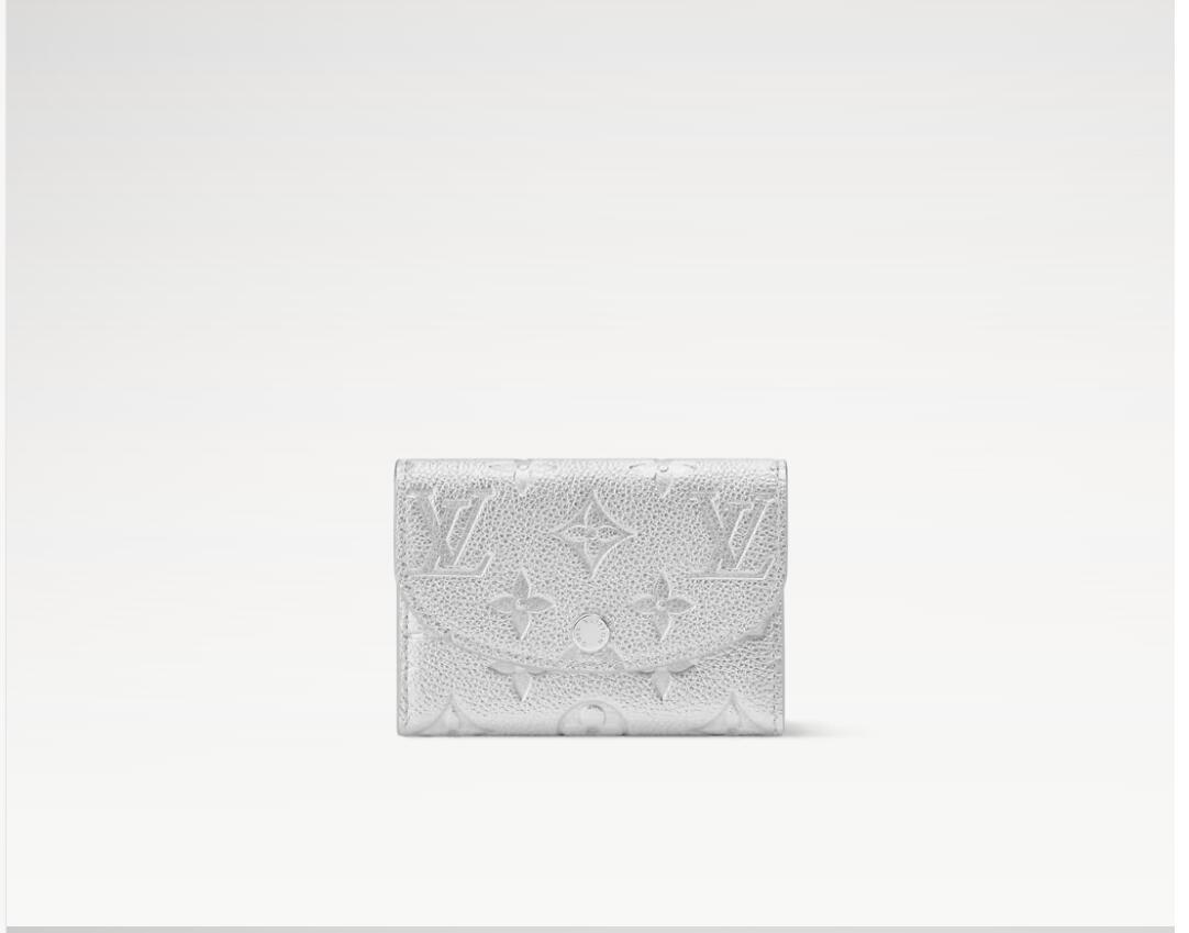 限定カラー！LOUIS VUITTONルイ・ヴィトンポルトモネ・ロザリ【送料無料】【SELECTHOUSE☆セレクトハウス】【正規店直接買い付け】レディースウォレットシルバーモノグラムレザーM26512のサムネイル