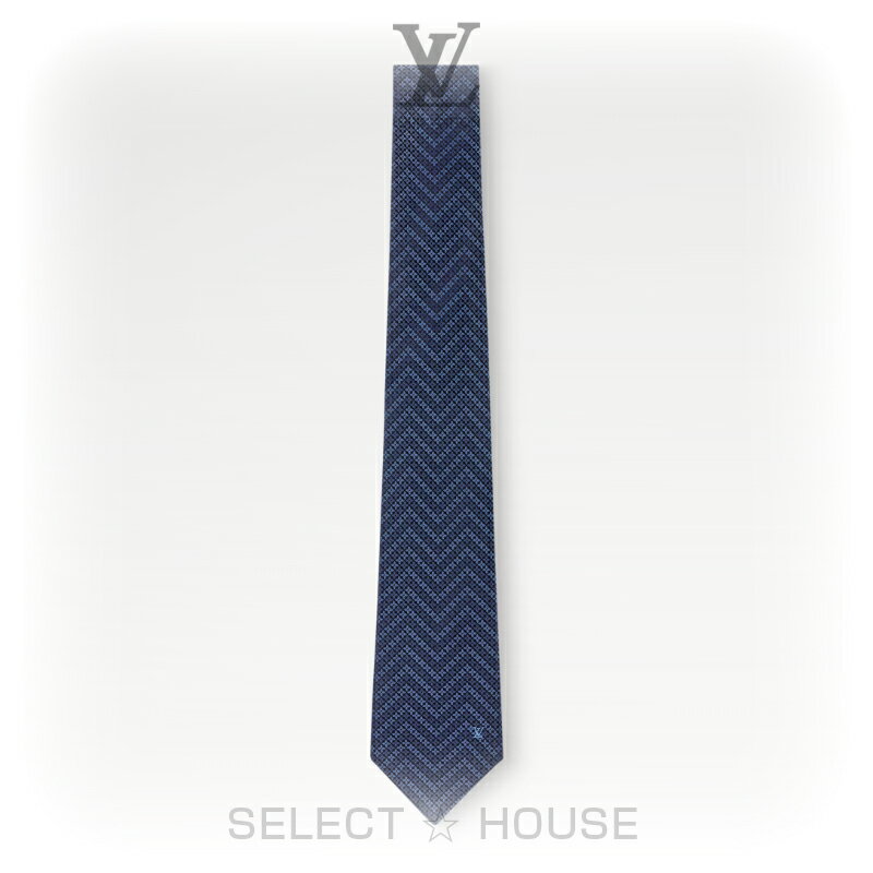 直営店 正規品 ルイヴィトンお取り寄せ新品LOUIS VUITTONルイ・ヴィトンネクタイ・LV ジグザグ