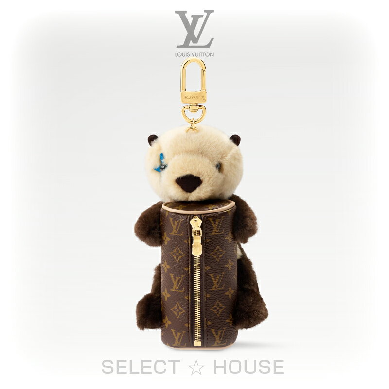 直営店 正規品お取り寄せ新品LOUIS VUITTONルイ・ヴィトンバッグチャーム・LV オッター ポーチM04062