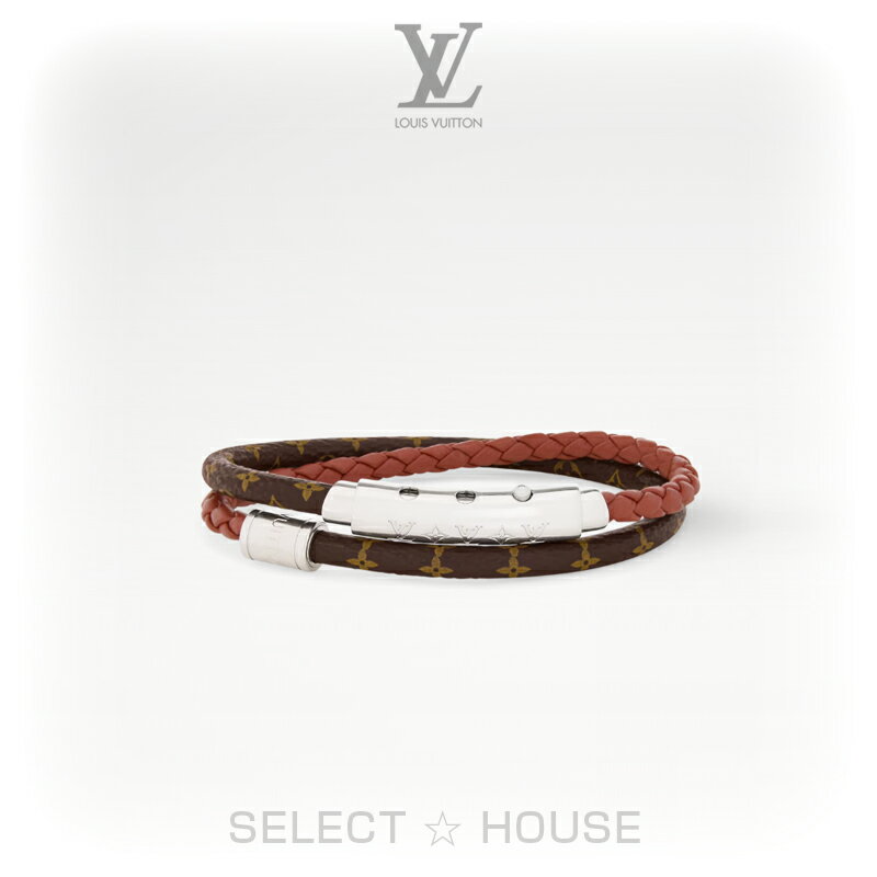直営店 正規品 ルイヴィトンお取り寄せ新品LOUIS VUITTONルイ・ヴィトンブレスレット・LV ダブル スピン モノグラム・ヘリテージ