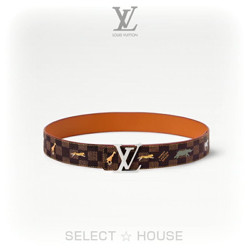 直営店 正規品お取り寄せ新品LOUIS VUITTONルイ・ヴィトンLV × ザ・ダージリン リミテッド ベルト・LV イニシャル 40MM リバーシブル