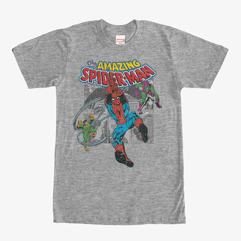 マーベル Marvel レディース メンズ兼用 スパイダーマン Tシャツ 半袖