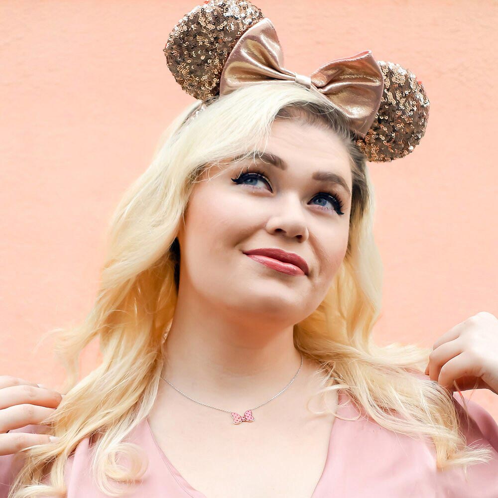 ミニーマウス アクセサリー ディズニー Disney ネックレス ロックラブ RockLove レディース ギフト プレゼント