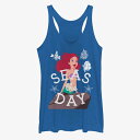 アリエル タンクトップ ディズニー Disney リトルマーメイド グッズ アリエル Little Marmaid The Seas The Day Simple Tank ガールズ キッズ 女の子