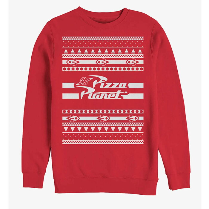 トイストーリー スウェット トレーナー ピザプラネット ディズニー Disney Pixar Toy Story Pizza Planet Ugly Sweater Sweatshirt