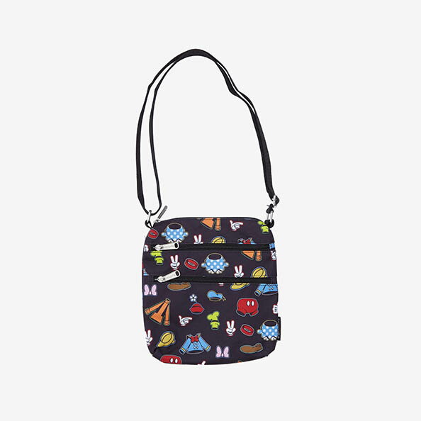 ラウンジフライ ディズニー ミッキーマウス ボディバッグ Disney Mickey Mouse Friends Clothes Crossbody Passport Bag LoungeFly