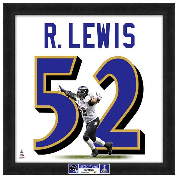 お取り寄せ お取り寄せ NFL レイブンズ レイ・ルイス フォト ファイル/Photo File UNIFRAME 20 x 20 Framed Photographic