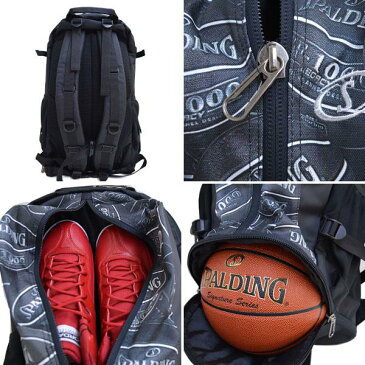 お取り寄せ NBA リュック/バックパック メンズ ボールプリント スポルディング/SPALDING ケイジャー【1910価格変更】