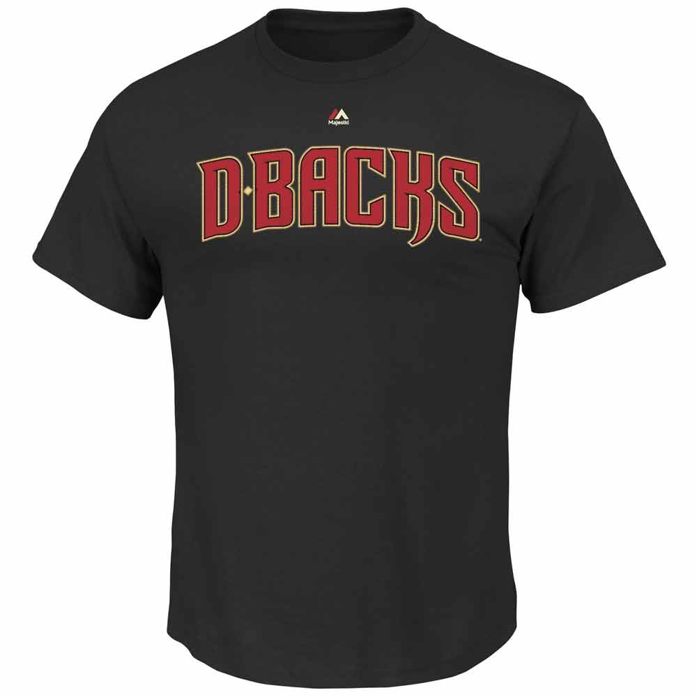 Rakuten - リニューアル記念メガセール MLB ダイヤモンドバックス Tシャツ ブラック マジェスティック New Wordmark Tシャツ
