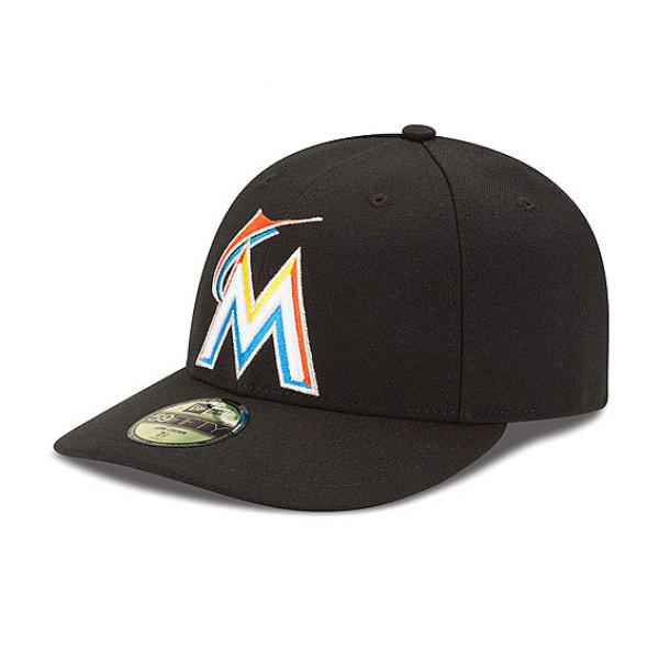 マーリンズ キャップ ニューエラ NEW ERA MLB ゲーム オーセンティック ロークラウン オンフィールド 59FIFTY