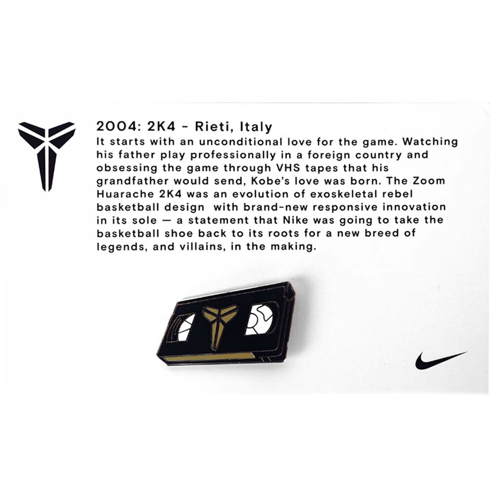 コービー ブライアント NBA グッズ ピンバッジ ピンズ ナイキ コービー NIKE KOBE 2004 : 2K4 KOBE - REITI ITALY Pin