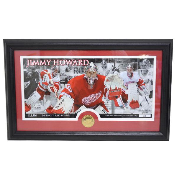 NHL レッドウィングス ジミー・ハワード フォトフレーム ハイランドミント Coin Pano Player Photomint