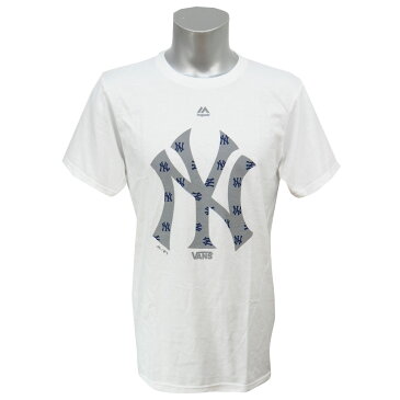 MLB ヤンキース Vans ロゴ フックアップ Tシャツ ヴァンズ/Vans ホワイト【OCSL】