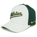 【年末セール】MLB アスレチックス カラー ヴェイパー クラシック99 アジャスタブル キャップ/帽子 ナイキ/Nike グリーン 00033009XAS1