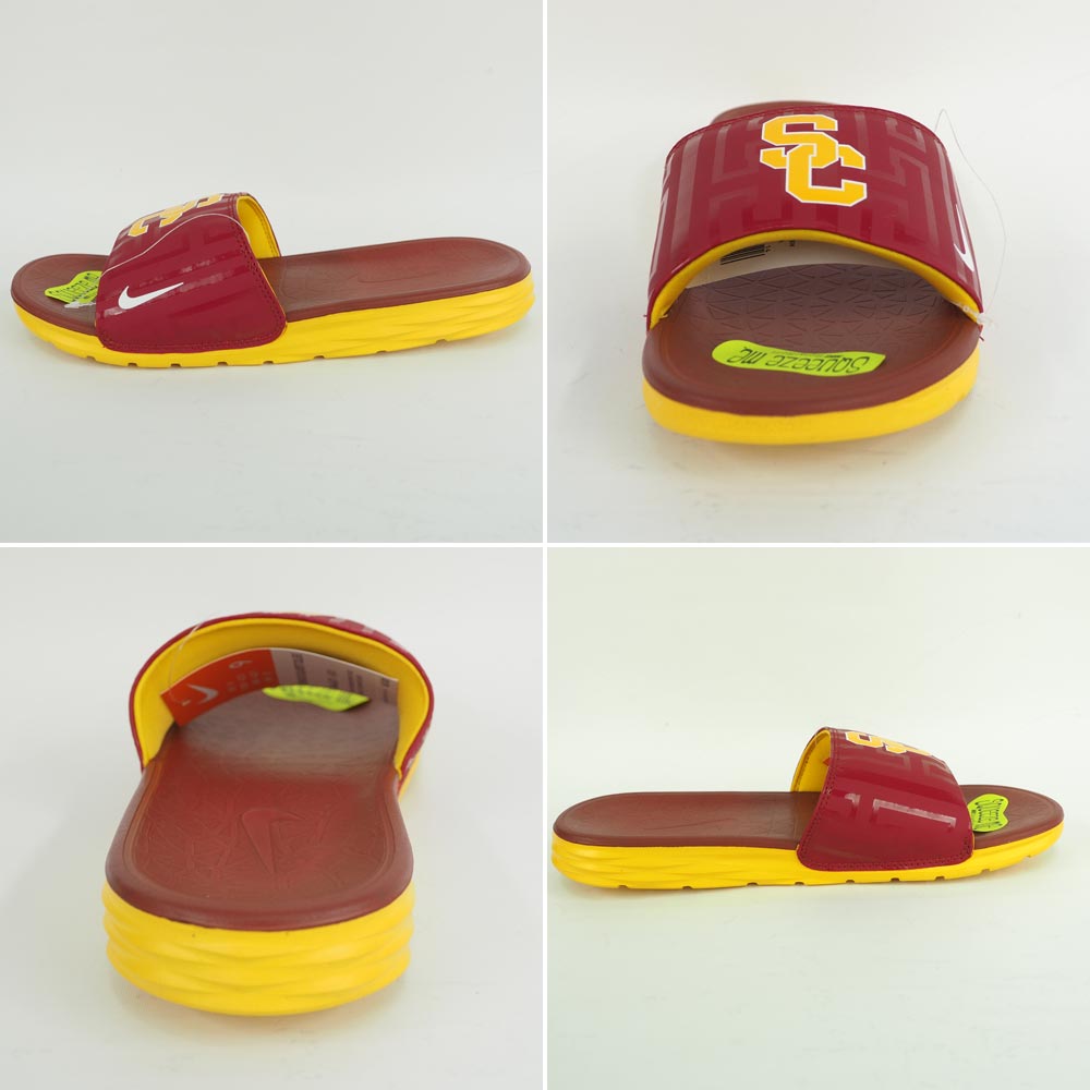 NCAA USC(南カリフォルニア大学) トロージャンズ ベナッシ ソーラーソフト サンダル ナイキ/Nike クリムゾン 844631-610【1910価格変更】