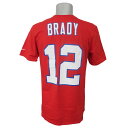 NFL ペイトリオッツ トム・ブレイディ プレーヤー プライド ネーム&ナンバー Tシャツ ナイキ/Nike レッド 709850-6571710