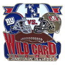 NFL スーパーボウルXLII ワイルドカード ジャイアンツ vs バッカニアーズ ピンバッジ レアアイテム【1910価格変更】