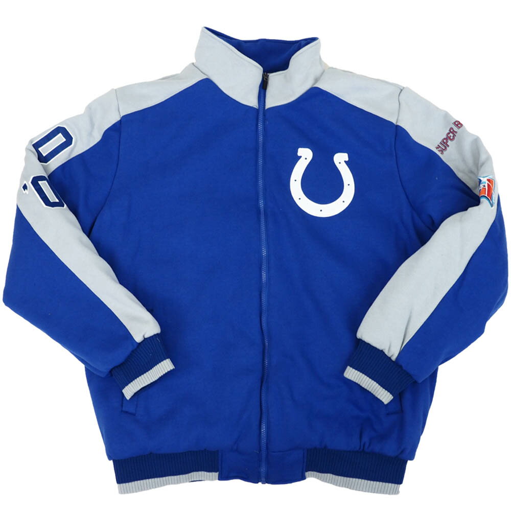 NFL スタジャン コルツ G-III ロイヤル Classic Super Bowl Commemorative Varsity Jacket メンズ 長袖 アウター ジャケット 2212fsg