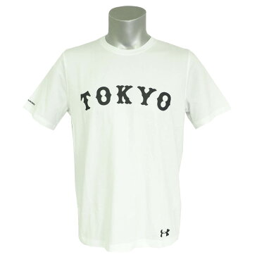 読売ジャイアンツ/巨人 グッズ TOKYO チャージド コットン Tシャツ アンダーアーマー/UNDER ARMOUR ホワイト/ブラック
