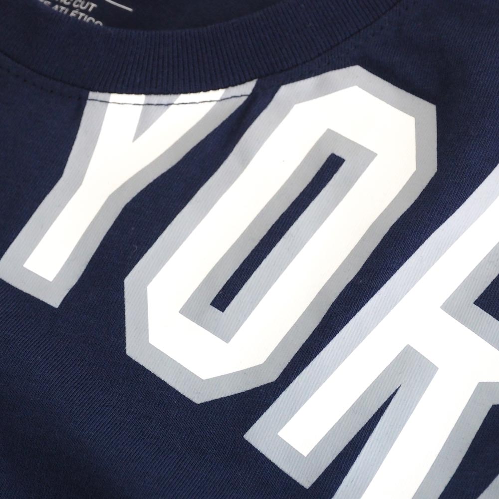 MLB ヤンキース ビッグ ワードマーク ドライフィット Tシャツ ナイキ/Nike ネイビー トレーニング特集【OCSL】