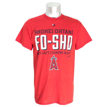 MLB エンゼルス 大谷翔平 FO SHO Tシャツ マジェスティック/Majestic 【18112WAYセール】【181204価格変更】