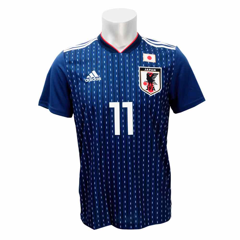 サッカー日本代表 宇佐美貴史 #11 2018 レプリカ ユニフォーム 半袖 アディダス/Adidas ホーム 2