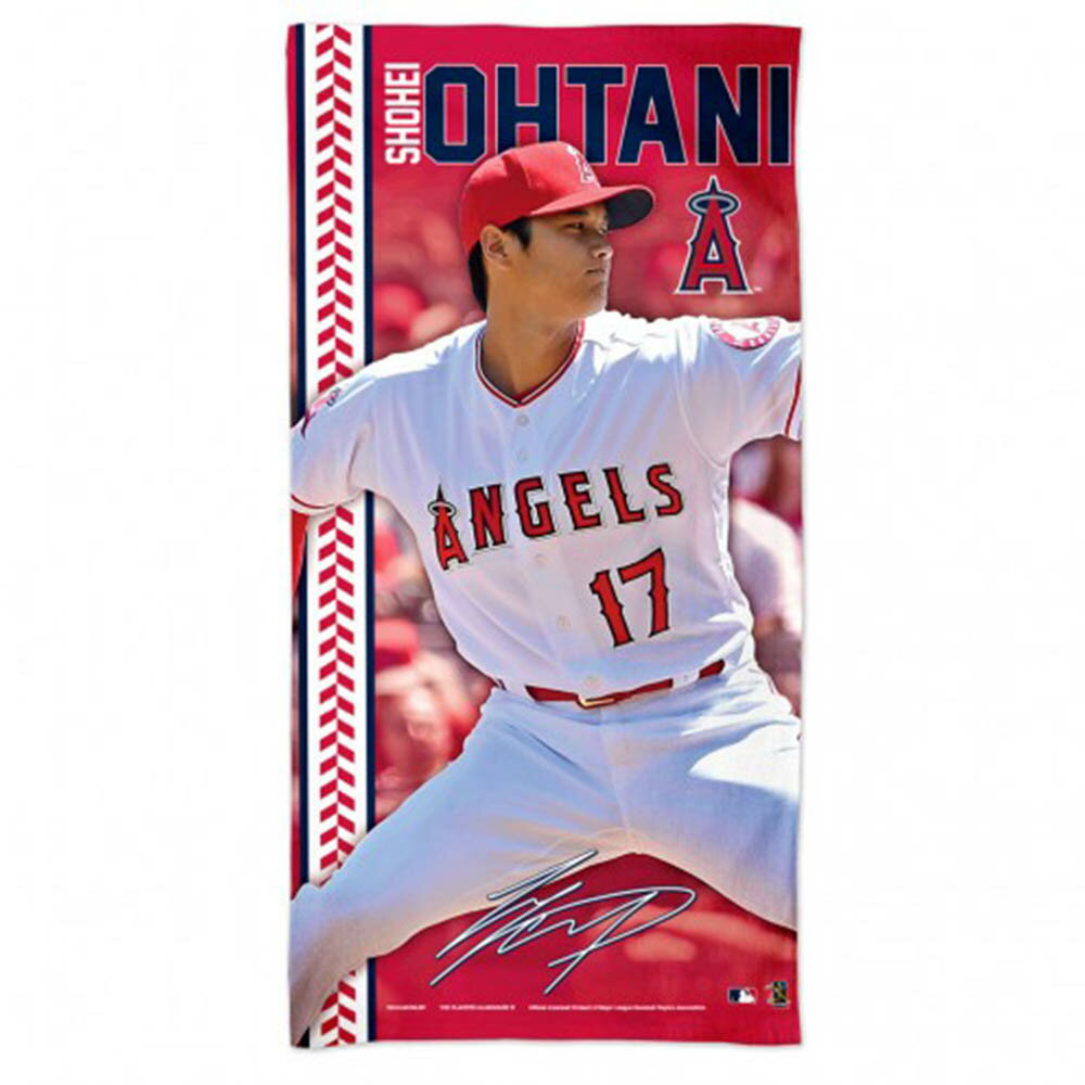 MLB エンゼルス 大谷翔平 ビーチタオル/バスタオル ピッチング ウィンクラフト/WinCraft 熱中症対策のサムネイル