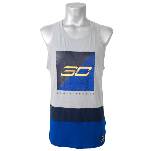 SC30 ステファン・カリー ステフィン・カリー タンクトップ スプラッシュ Under Armor グレー【OCSL】 SC30 ステファン・カリー ステフィン・カリー タンクトップ スプラッシュ Under Armor グレー【OCSL】