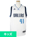 NBA マーベリックス ダーク ノビツキー ユニフォーム/ジャージ ユース レボリューション スウィングマン アディダス/Adidas ホーム