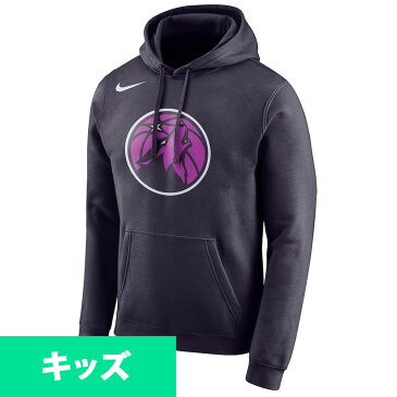 NBA ティンバーウルブズ パーカー/フーディー ユース シティ エディション エッセンシャル ロゴ ナイキ/Nike ネイビー【1910価格変更】