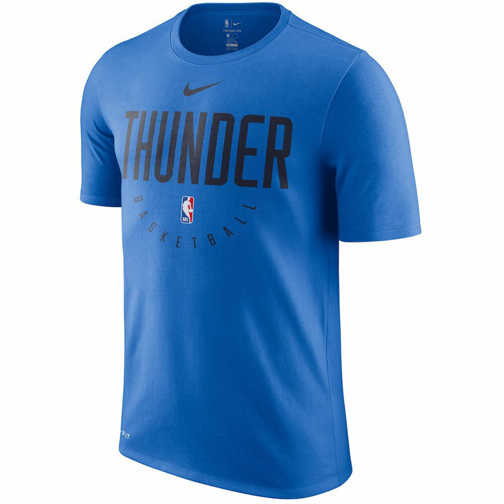 NBA サンダー Tシャツ ユース ドライ フィット エッセンシャル プラクティス ナイキ/Nike ブルー【1910価格変更】