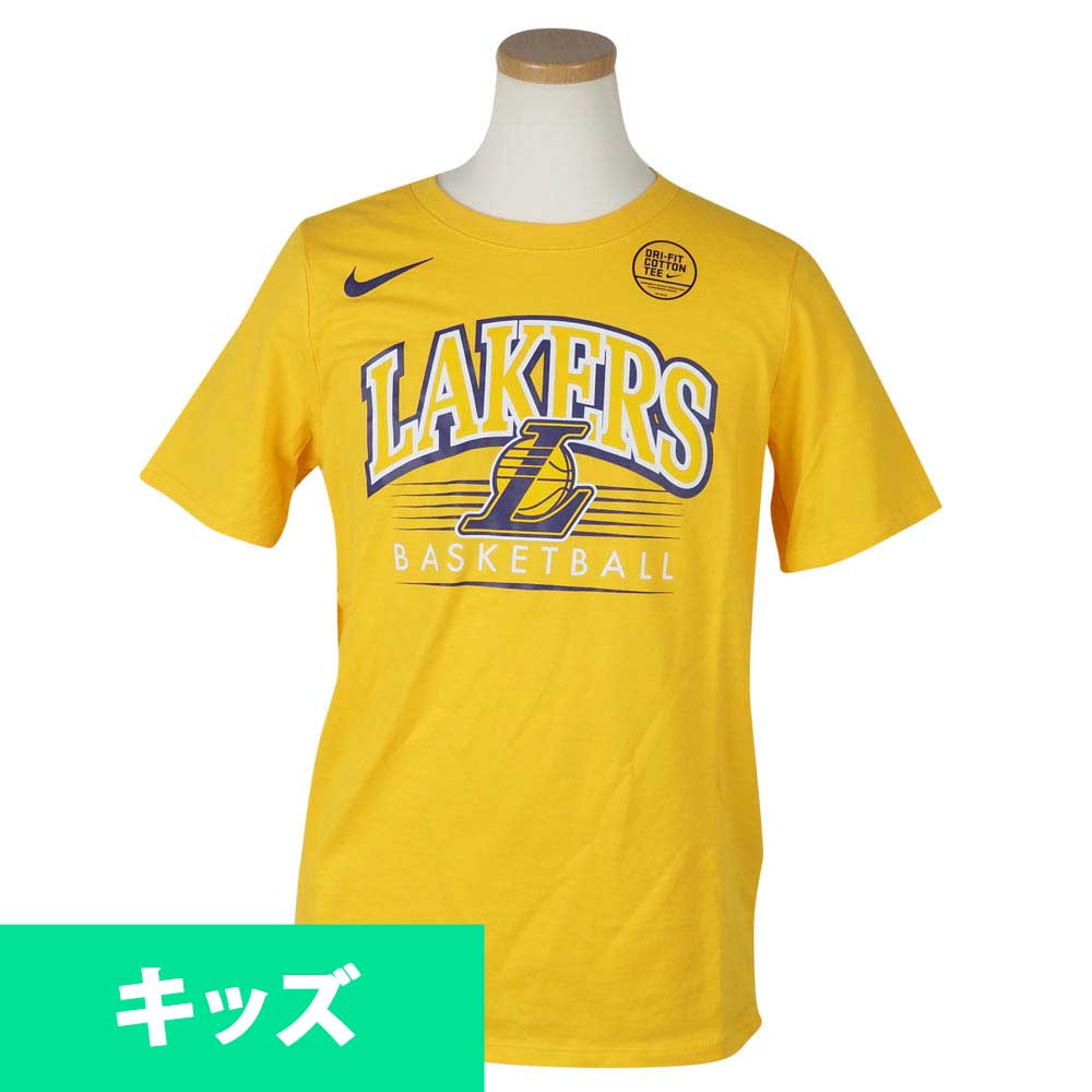 楽天映画エンタメショップ SELECTIONNBA レイカーズ Tシャツ キッズ ドライ ロゴ ナイキ/Nike 9Z2B7BAYX【1910価格変更】