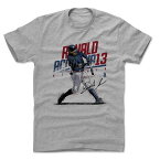 MLB Tシャツ ブレーブス ロナルド・アクーニャ・ジュニア Player Art Cotton T-Shirt 500Level グレー 1112LV【OCSL】
