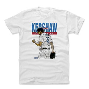 MLB Tシャツ ドジャース クレイトン・カーショー Player Art Cotton T-Shirt 500Level ホワイト 1112LV