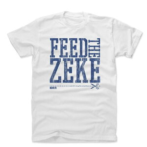 NFL カウボーイズ エゼキエル・エリオット Tシャツ Player Art Cotton T-Shirt 500Level ホワイト【OCSL】