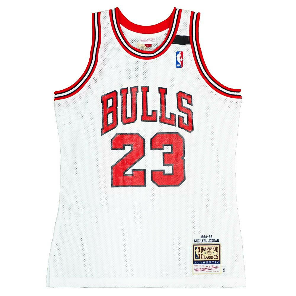 NBA マイケル・ジョーダン シカゴ・ブルズ ユニフォーム/ジャージ オーセンティック ミッチェル＆ネス/Mitchell ＆ Ness ホワイト2203MN特集