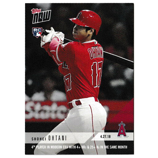MLB 大谷翔平 エンゼルス トレーディングカード/スポーツカード 4th Player In Modern Era Topps MLB 大谷翔平 エンゼルス トレーディングカード/スポーツカード 4th Player In Modern Era Topps
