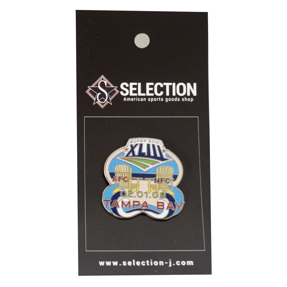 NFL ピンズ ピンバッチ Super Bowl XLIII Champions Pin : AFC NFC 02.01.09 Tampa Bay ウィンクラフト/WinCraft
