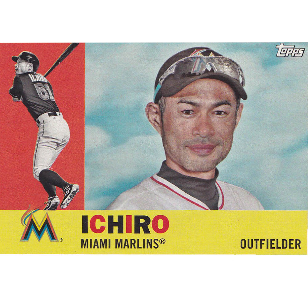 MLB イチロー マイアミ・マーリンズ トレーディングカ
