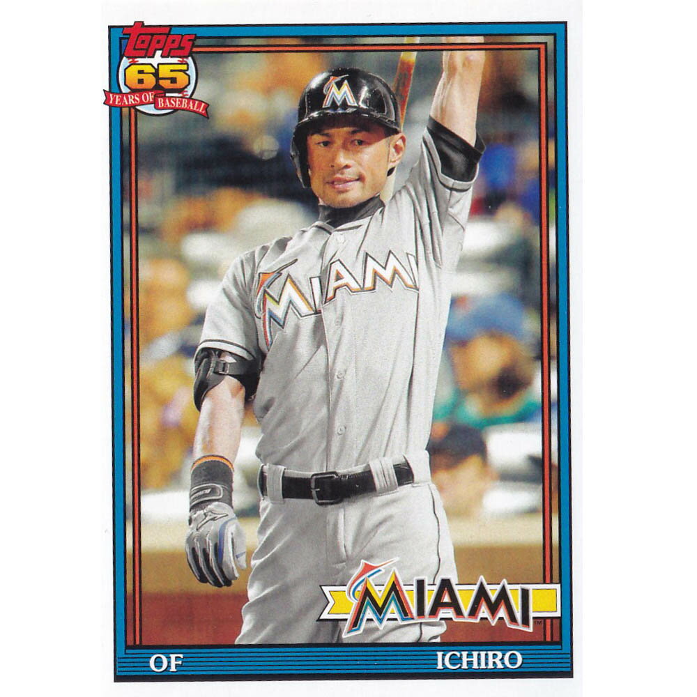 MLB イチロー マイアミ・マーリンズ トレーディングカ