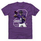 NFL ラマー・ジャクソン レイブンズ Tシャツ Player Art Cotton T-Shirt 500Level パープル