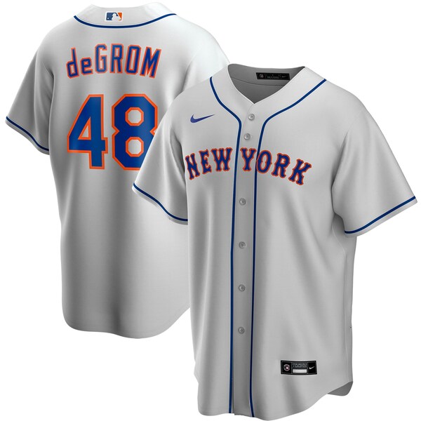 MLB ジェイコブ・デグロム ニューヨーク・メッツ ユニフォーム/ジャージ 2020 レプリカ プレーヤー ナイキ/Nike グレー