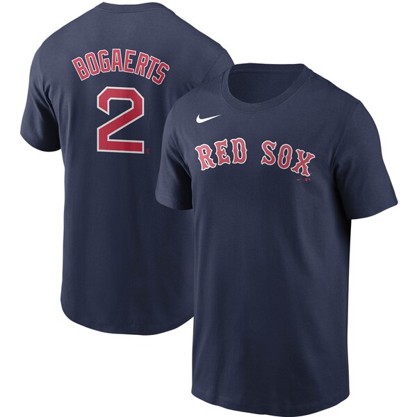 MLB イグザンダー・ボガーツ ボストン・レッドソックス Tシャツ ネーム＆ナンバー ...