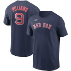 MLB テッド・ウィリアムズ ボストン・レッドソックス Tシャツ クーパーズタウン ネーム & ナンバー ナイキ/Nike ネイビー【OCSL】