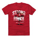 NFL パトリック・マホームズ チーフス Tシャツ プレーヤー アート コットン 500Level レッド【OCSL】(4)