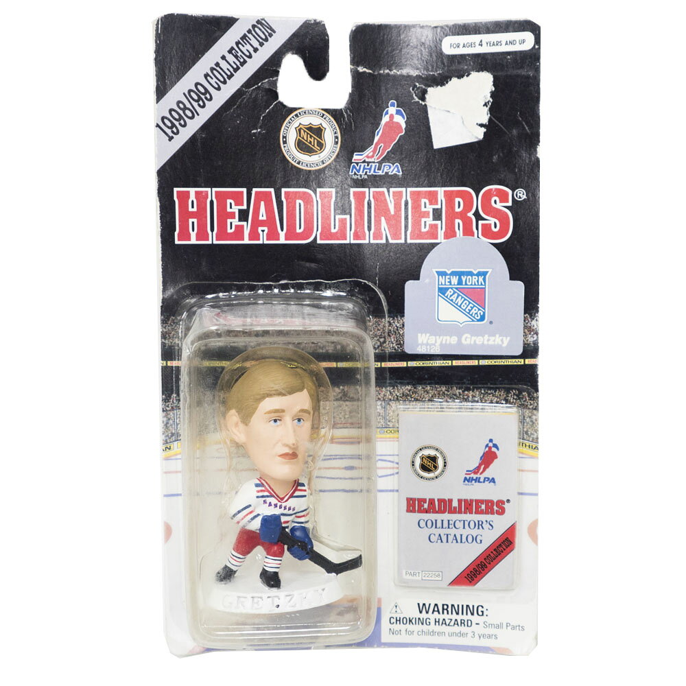 Rakuten - NHL ウェイン・グレツキー レンジャース フィギュア Headliners 1998 Edition NIB Corinthian ホーム