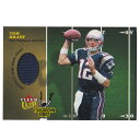 NFL トム・ブレイディ ペイトリオッツ トレーディングカード/スポーツカード 1点物 2003 ジャージ カード Fleer 1