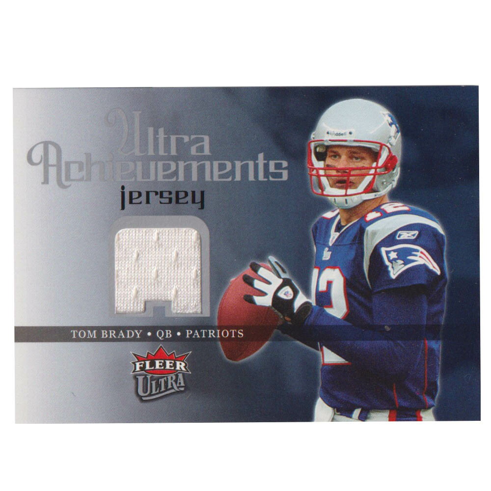 NFL トム・ブレイディ ペイトリオッツ トレーディングカード/スポーツカード 1点物 2006 ジャージ カード Fleer