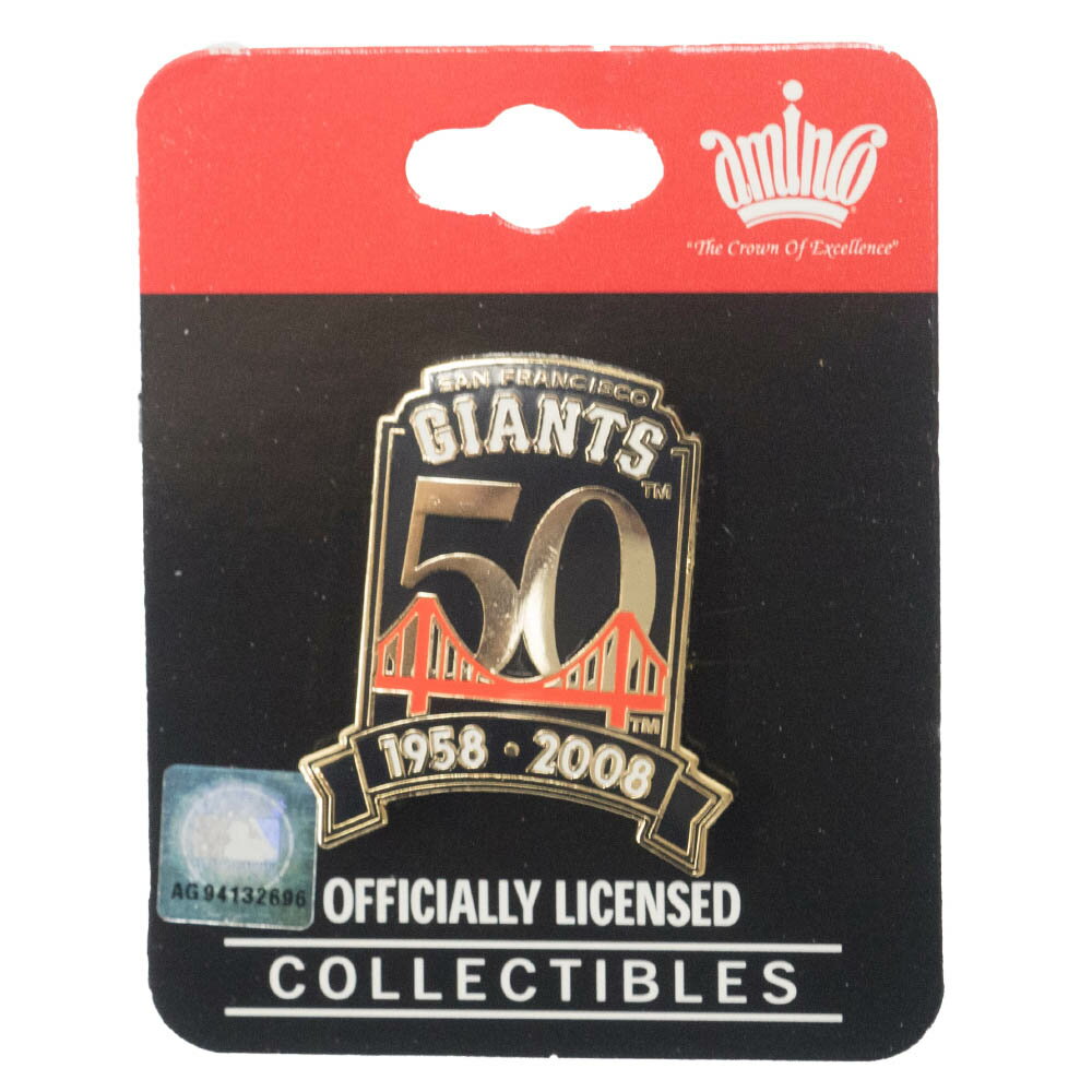 MLB サンフランシスコ・ジャイアンツ Team 50 th Anniversary pin Aminco