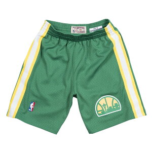 NBA シアトル・スーパーソニックス ショートパンツ/ショーツ スウィングマン ハーフパンツ ミッチェル＆ネス/Mitchell & Ness グリーン トレーニング特集2203MN特集